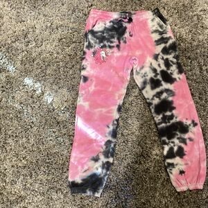 First Kiss Girls Tie Dye Sweatpants.